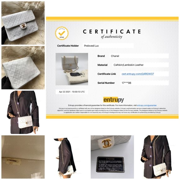 Authentic Chanel Vintage Mini Square Flap Bag - Picture 14 of 14